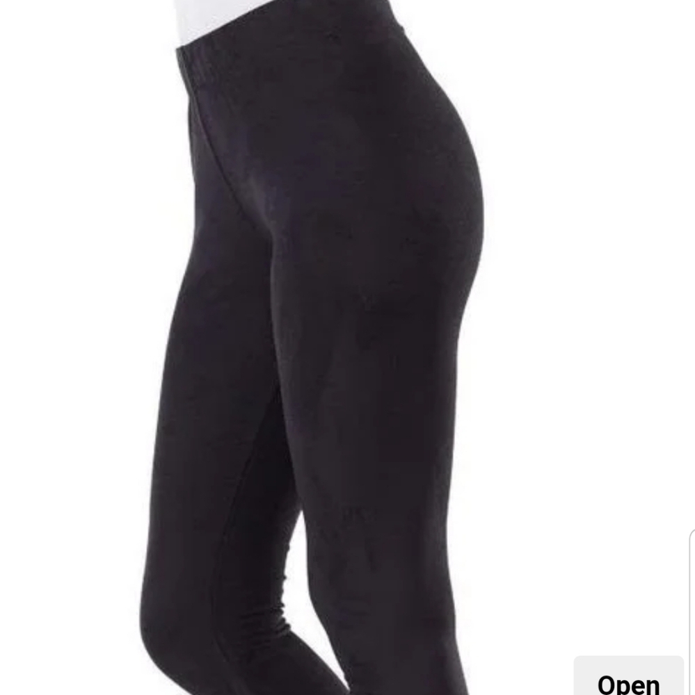 Mudpie Tyler Pull On Faux Suede Black Leggings Size Small